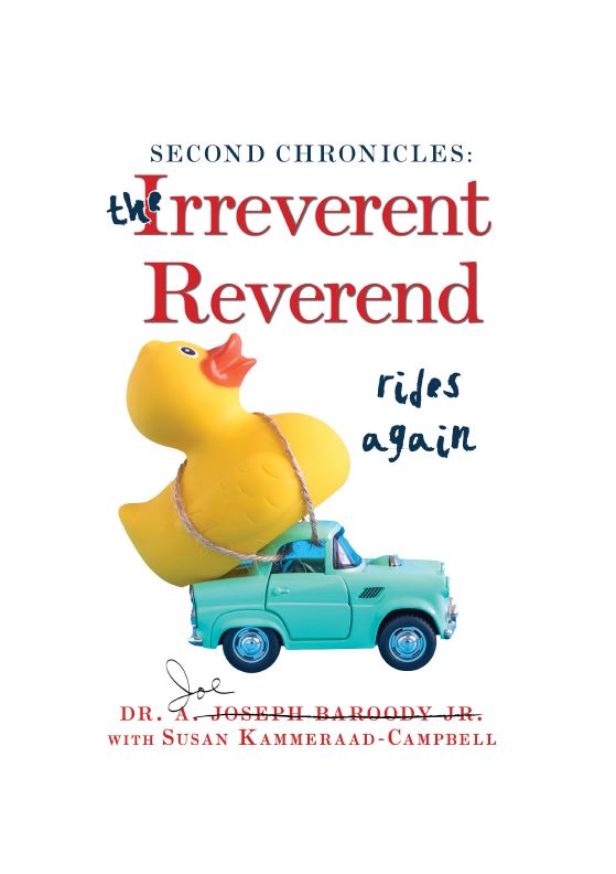 Second Chronicles Irreverent Reverend Rides Again book cover Joe Barody Susan Kammeraad-Campbell